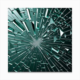 Shattered Glass 1 Canvas Print