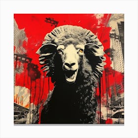 'The Sheep' Canvas Print