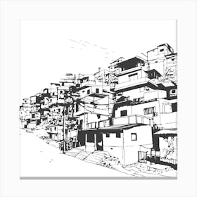 Favela Canvas Print