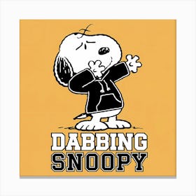 Dabbing Snoopy Series (3) Canvas Print