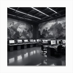 Computer Room 2 Canvas Print