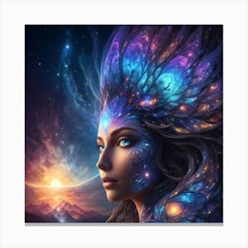 Ethereal Woman Canvas Print