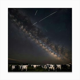 Milky Cows Canvas Print