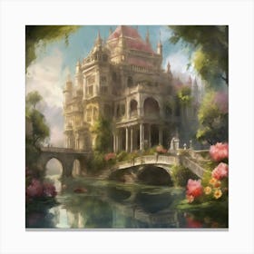 Fairytale Castle 12 Canvas Print