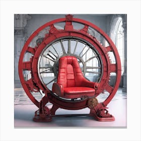 Steampunk Chair Canvas Print