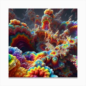 "Candied Complex" Fractal Landscapes Collection [Risky Sigma] Canvas Print