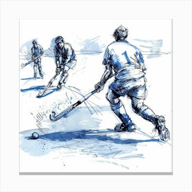 Field Hockey 9 Canvas Print