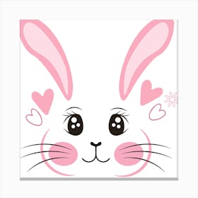 Bunny Face Canvas Print