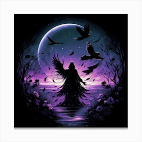 Raven Canvas Print