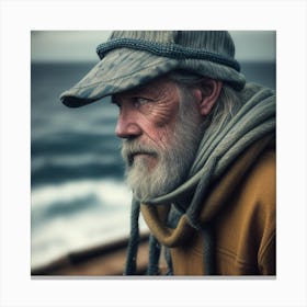 Old Man With Beard Canvas Print