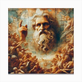 God Of The Gods Canvas Print