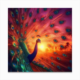 Peacock2 Canvas Print
