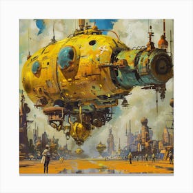 Spaceship 5 Canvas Print