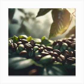 Coffee Beans 42 Canvas Print