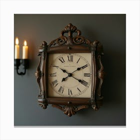 Default Clock Decor 1 Canvas Print