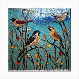 Windowpane Mosaic Canvas Print