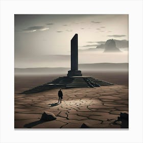 Monument To The Dead Canvas Print