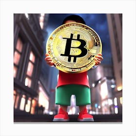 Bitcoin Canvas Print