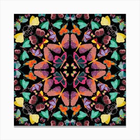 Butterfly Mandala Canvas Print