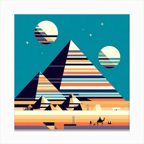 Pyramids Of Giza 2 Canvas Print