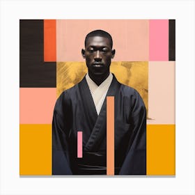 Man In A Kimono Canvas Print