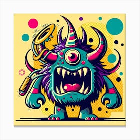 Monster 10 Canvas Print