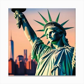 Statue Of Liberty Canvas Print