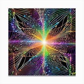 Abstract Psychedelic Design Canvas Print