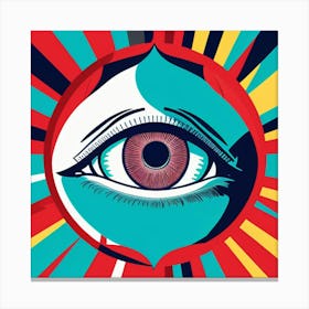 Eye Of God 1 Canvas Print