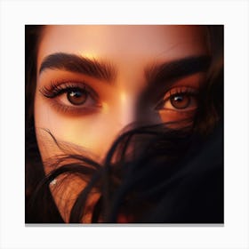 Portrait Of A Woman 3 Canvas Print