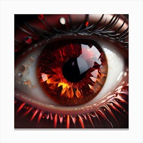 Eye Of Fire Canvas Print