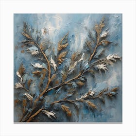 Blue spruce branches 1 Canvas Print