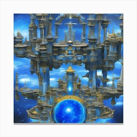 Castle In The Sky Canvas Print