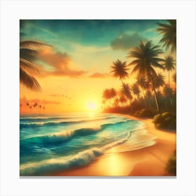 Tropical Paradise 4 Canvas Print