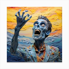 Zombie Canvas Print