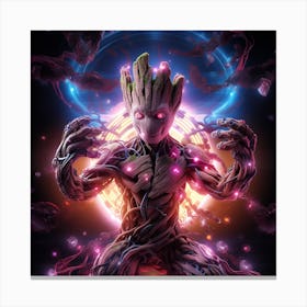 Guardians Of The Galaxy Groot 3 Canvas Print
