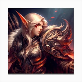 Elven Warrior Canvas Print