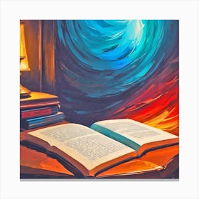 Open Book 8 Canvas Print