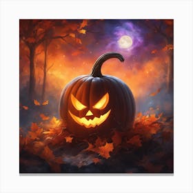 Halloween Pumpkin 8 Canvas Print