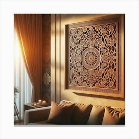 Wall Arabesque Upclose Canvas Print