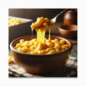 Macaroni And Cheese Canvas Print