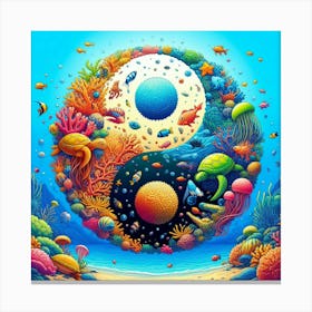 Yin Yang 3 Canvas Print