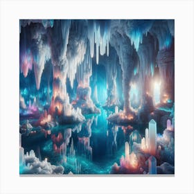 Ice Caves Canvas Print