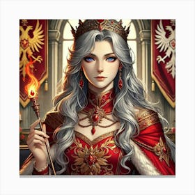 Queen Sorath Portrait 2 Canvas Print