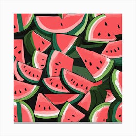 Watermelon Pattern Canvas Print