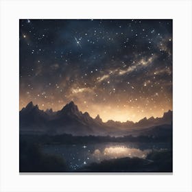 Night Sky 1 Canvas Print