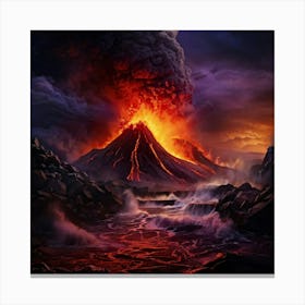 Lava Eruption 2 Canvas Print