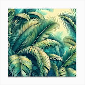 Palm Leaves Canvas Print