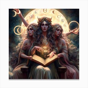 Three Witches 2 Canvas Print
