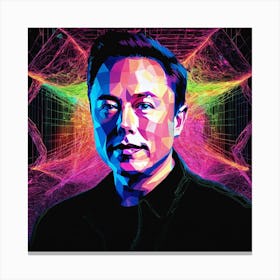 Elon Mask Canvas Print